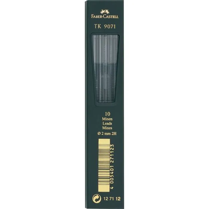 Hauptbild des Produkts Grafitové tuhy TK 9071 Verzatil  2mm TB/10   9071/2H Faber Castell 127112