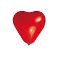 Luftballon Herzform rot durchmesser 35cm `L` [100 St.]