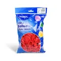 Luftballon Herzform rot durchmesser 35cm `L` [100 St.]