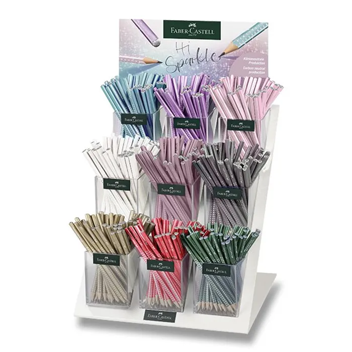 Hauptbild des Produkts Grafitové tužky Faber-Castell Sparkle stojánek, 432 ks, tvrdost B