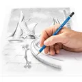 Weiteres Produktbild Graphitstifte „Mars Lumograph“, Set, 12 verschiedene Härten, sechseckig, in Zinnkrabbe.