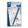 Weiteres Produktbild Graphitstifte „Mars Lumograph“, Set, 12 verschiedene Härten, sechseckig, in Zinnkrabbe.
