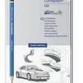 Weiteres Produktbild Grafitstifte "Mars Lumograph", Set, 12 verschiedene Härten, sechseckig, in Blechdose