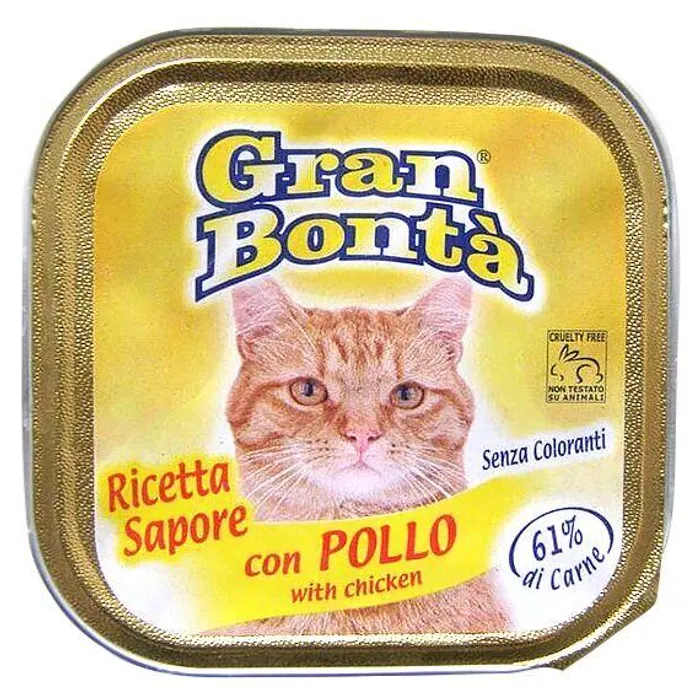 Hauptbild des Produkts GRAN BONTA paštika s kuřecím masem pro kočky 100g