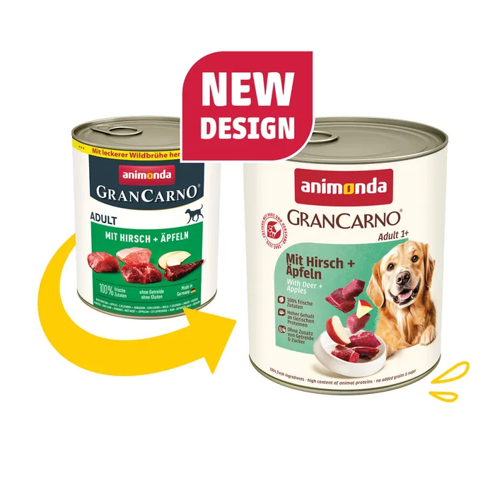Hauptbild des Produkts GRANCARNO Adult - s jelením masem a jablky 800 g