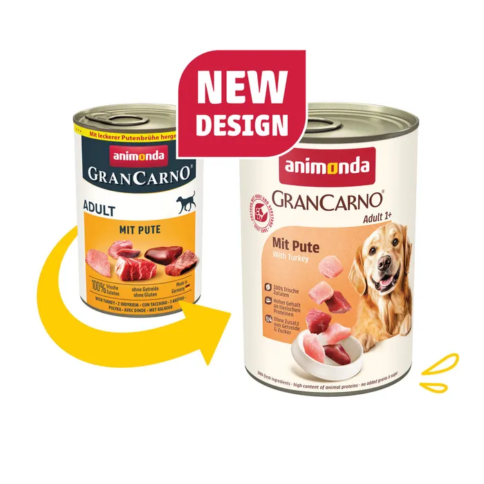 Hauptbild des Produkts GRANCARNO Adult - s krůtím masem 400 g