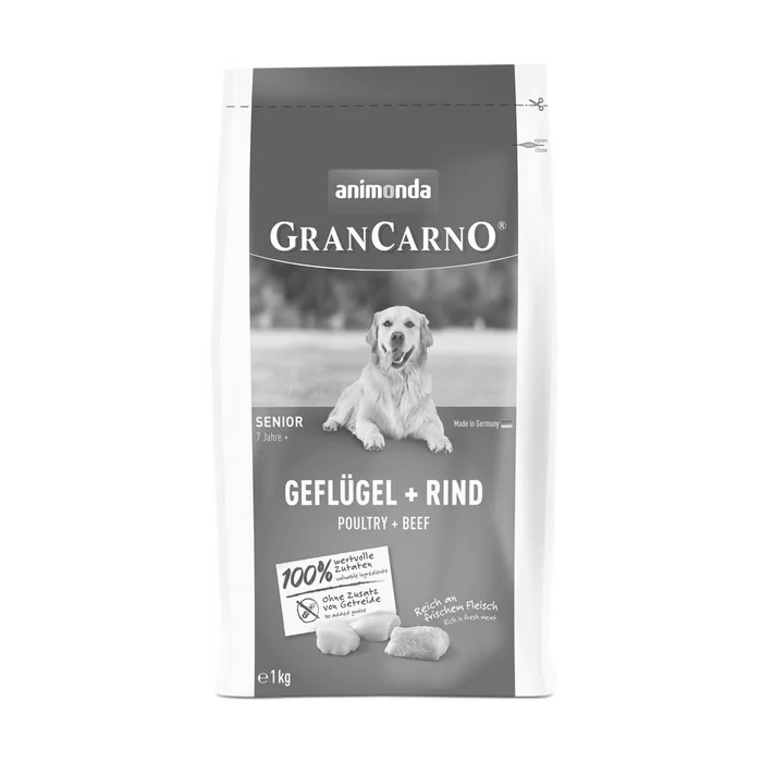 Hauptbild des Produkts GranCarno Dog DryFood Senior s drůbežím a hovězím masem, 1 kg