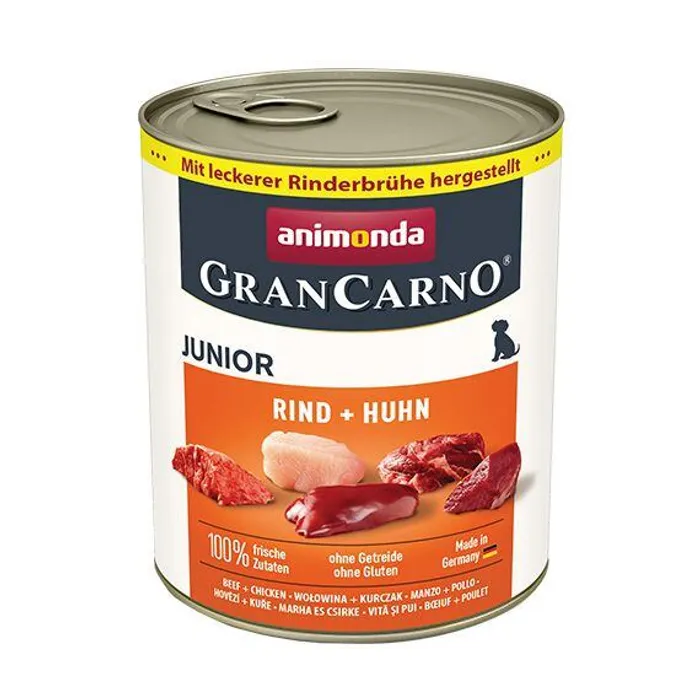 Hauptbild des Produkts GRANCARNO JUNIOR - kuře, hovězí 800g
