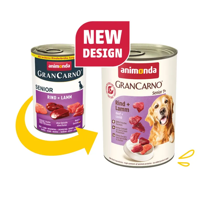 Hauptbild des Produkts GRANCARNO Senior - hovězí, jehněčí 400g