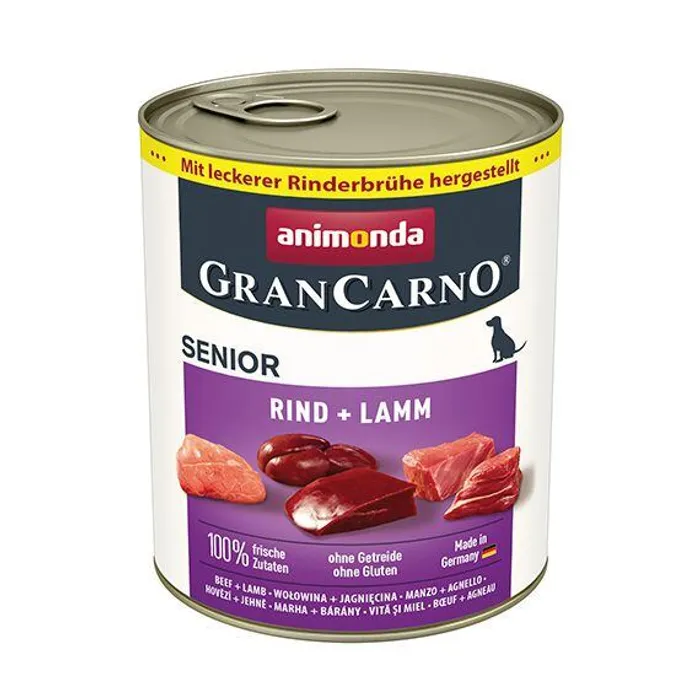 Hauptbild des Produkts GRANCARNO Senior - hovězí, jehněčí 800 g