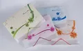 Harmonikkarten, A4, 12 Fächer, PP, mit Gummiband, "Flower story", verschiedene Farben