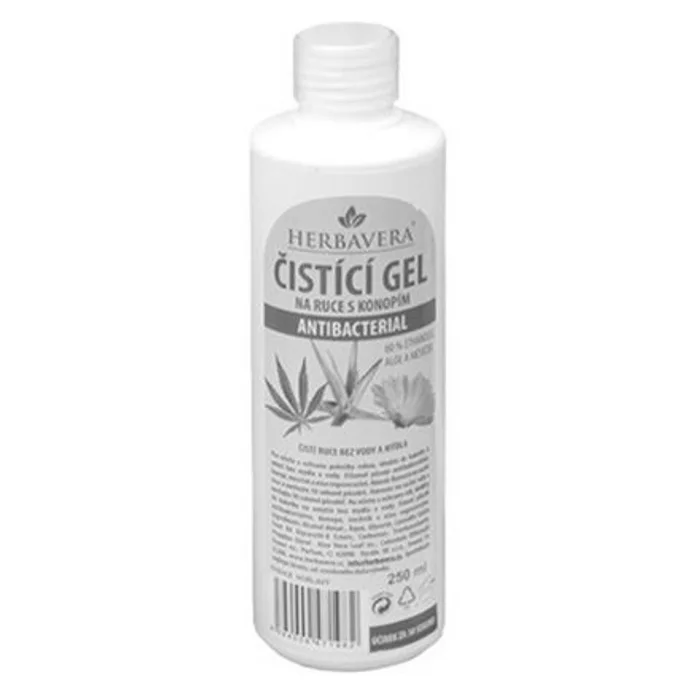 Hauptbild des Produkts HERBAVERA antibakteriální čistící gel s konopím 250 ml