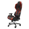 Gaming Stuhl E-blue AUROZA, rot, unterbeleuchtet, + Gamingset Polygon