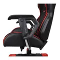 Gaming Stuhl E-blue AUROZA II, schwarz, unterbeleuchtet