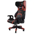Gaming Stuhl E-blue COBRA, rot, Bluetooth, + Gamingset Polygon