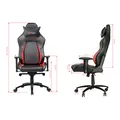 Gaming Stuhl Red Fighter C2, schwarz, + Kopfhörer Red Fighter H3, PROMO