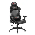 Gaming Stuhl Red Fighter C7, schwarz, abnehmbare Kissen, + Maus Marvo G942, PROMO