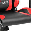 Gaming-Stuhl Red Fighter C8, schwarz, + Maus Marvo M519, PROMO, RGB-Hintergrundbeleuchtung