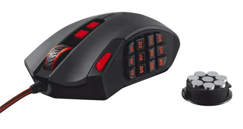 Hauptbild des Produkts Herní myš "GXT166 MMO", černá, drátová, laserová, TRUST