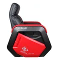Gaming Sofa E-Blue AUROZA, grau-rot, verstalbar
