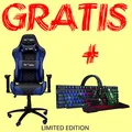 Gaming Stuhl Red Fighter C1, blau, + Set 4in1 CM370 PROMO
