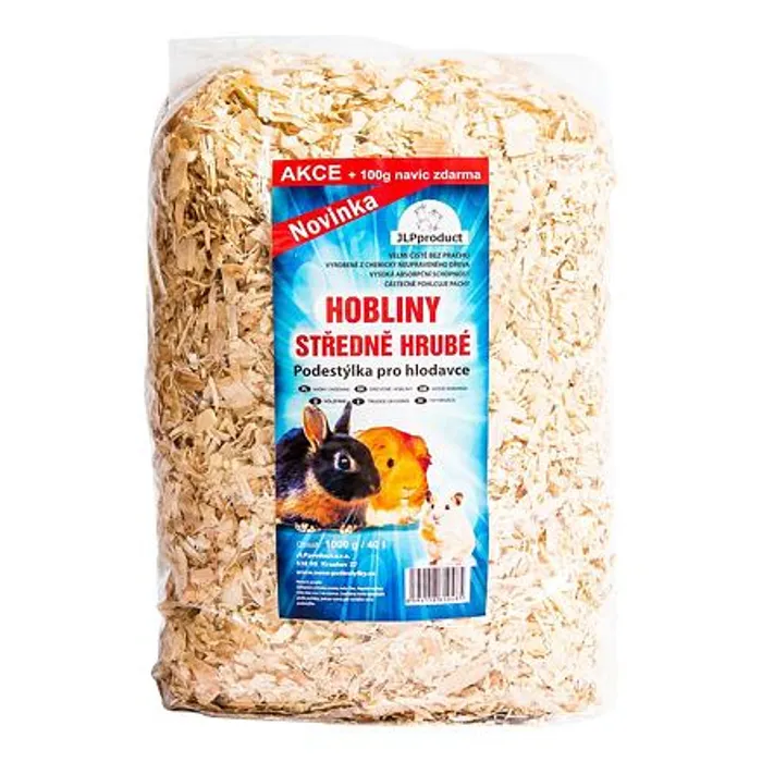 Hauptbild des Produkts Hoblinová podestýlka středně hrubá 1 kg
