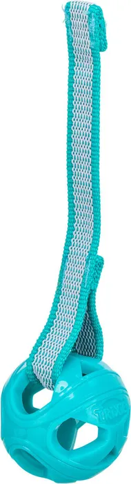Hauptbild des Produkts Honeycomb Ball, prodyšný míček s páskem, o 6 cm/ 23 cm, TPR, tyrkysová