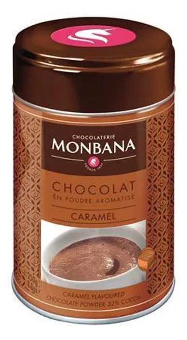 Hauptbild des Produkts Horká čokoláda v prášku "Caramel", 250 g, MONBANA