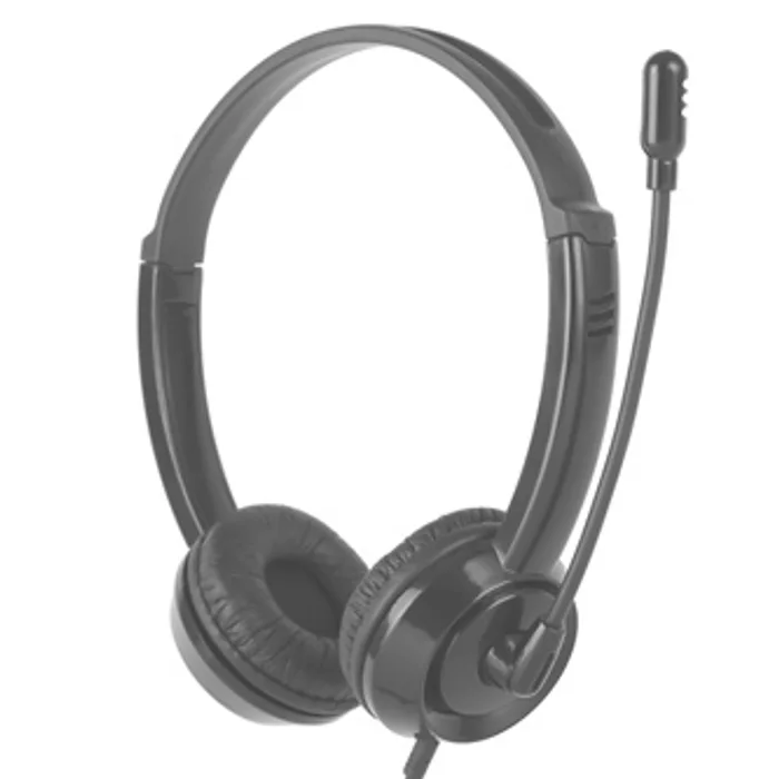 Hauptbild des Produkts HP DHE-8009 sluchátka s mikrofonem, ovládání hlasitosti, černá, klasická typ 3,5mm jack