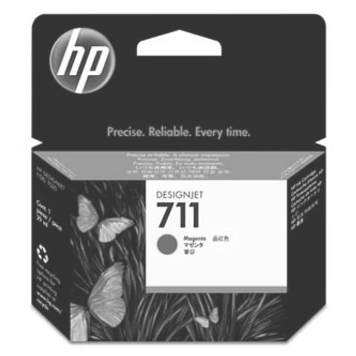 Hauptbild des Produkts HP originální ink CZ131A, HP 711, magenta, 29ml, HP DesignJet T120, T520