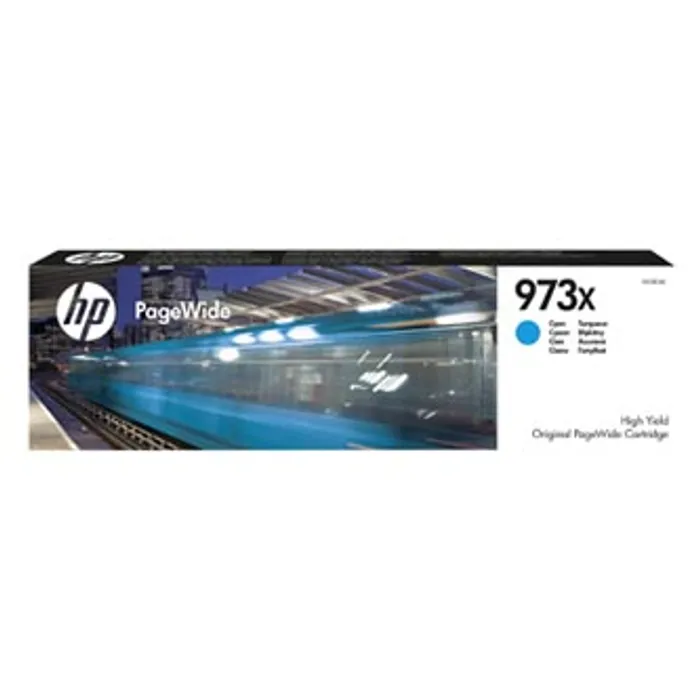 Hauptbild des Produkts HP originální ink F6T81AE, HP 973X, cyan, 7000str., 82ml, HP PageWide Pro 452, Pro 477