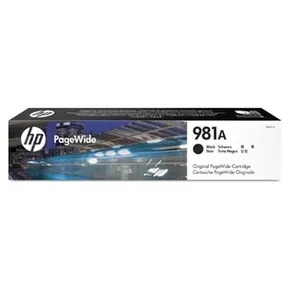 HP Original Ink J3M71A, HP 981A, black, 6000S, 106ml, HP PageWide Enterprise Color 556, MFP 586