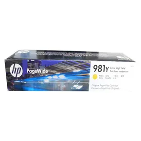 HP Original Ink L0R15A, HP 981Y, yellow, 16000S, 185ml, extra high Kapazität, HP PageWide MFP E58650, 556, Flow 586