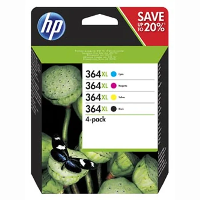Hauptbild des Produkts HP originální ink N9J74AE, HP 364XL Combo pack, CMYK, HP Photosmart C5393, Plus B209, Pre