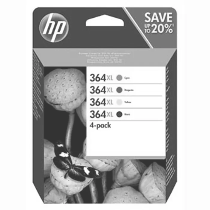 Hauptbild des Produkts HP originální ink N9J74AE, HP 364XL Combo pack, CMYK, HP Photosmart C5393, Plus B209, Pre