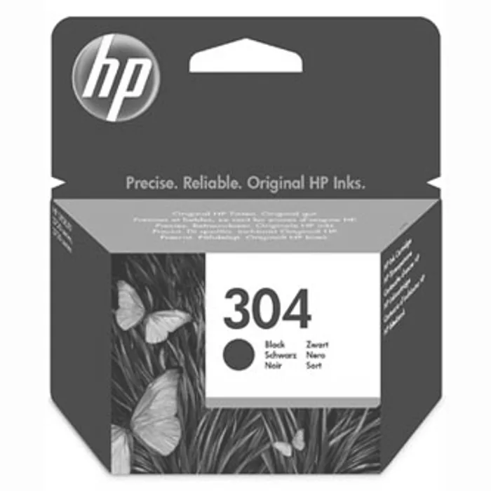 Hauptbild des Produkts HP originální ink N9K06AE, HP 304, black, 120str., HP DeskJet 2620,2630,2632,2633,3720,37
