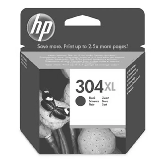 Hauptbild des Produkts HP originální ink N9K08AE, HP 304XL, black, 300str., 5.5ml, HP DeskJet 2620,2630,2632,263