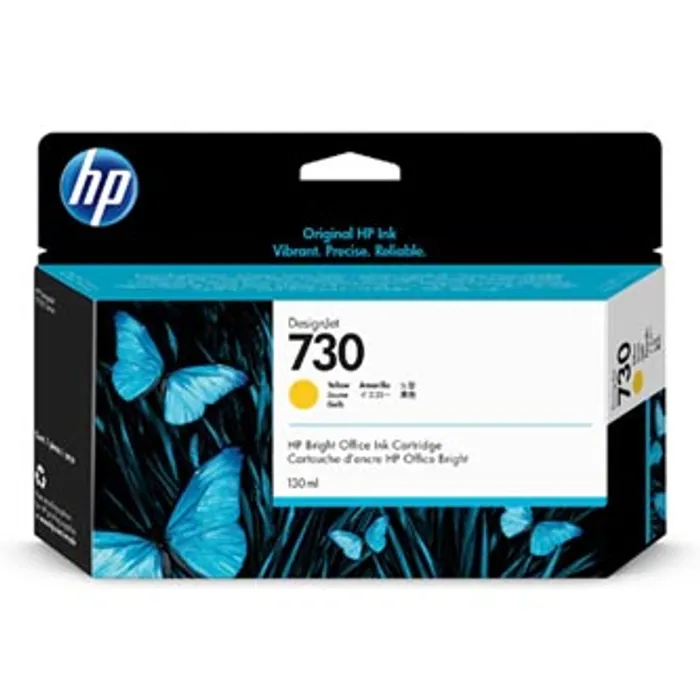 Hauptbild des Produkts HP originální ink P2V64A, HP 730, yellow, 130ml, HP HP DESIGNJET T1600 SERIES,1700 SERIES