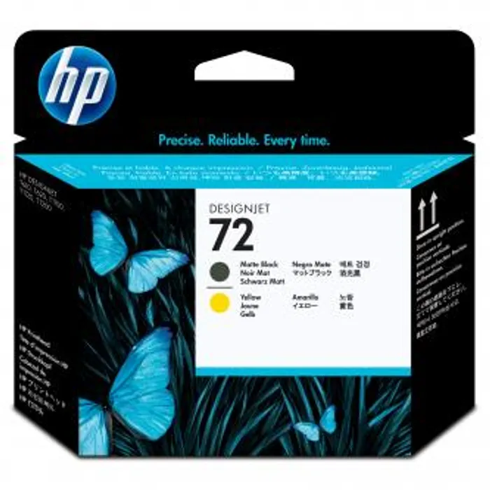 Hauptbild des Produkts HP originální tisková hlava C9384A, HP 72, matte black/yellow, HP Designjet T1100, T770