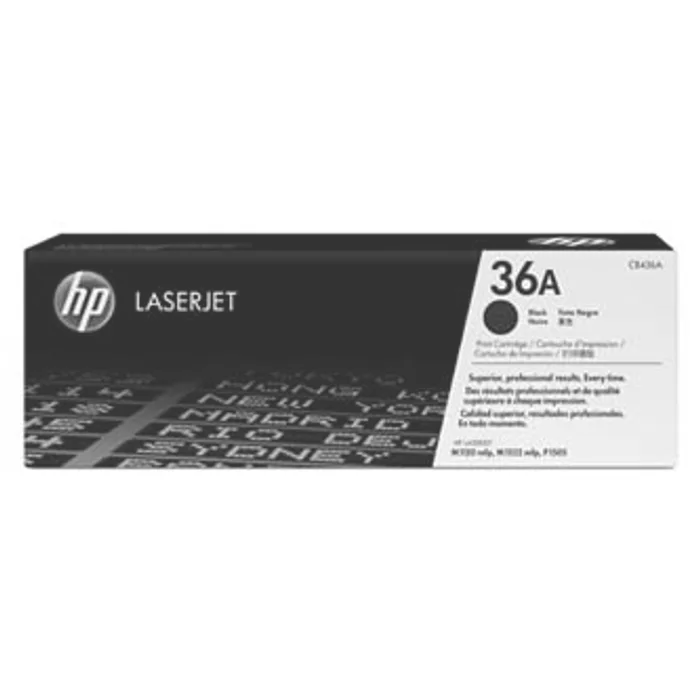 Hauptbild des Produkts HP originální toner CB436A, black, 2000str., HP 36A, HP LaserJet P1505, M1522n, nf MFP, O