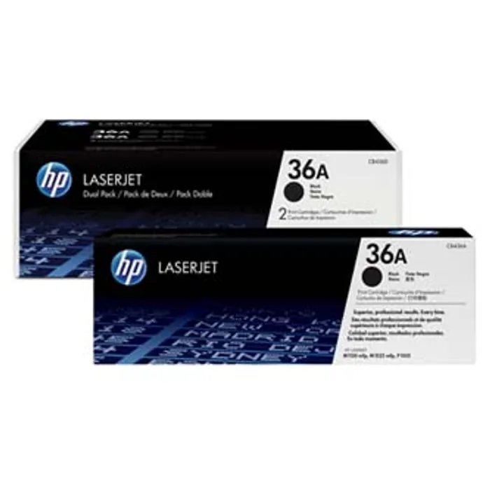 Hauptbild des Produkts HP originální toner CB436AD, black, 4000 (2x2000)str., HP 36A, HP LaserJet P1505, M1522n,
