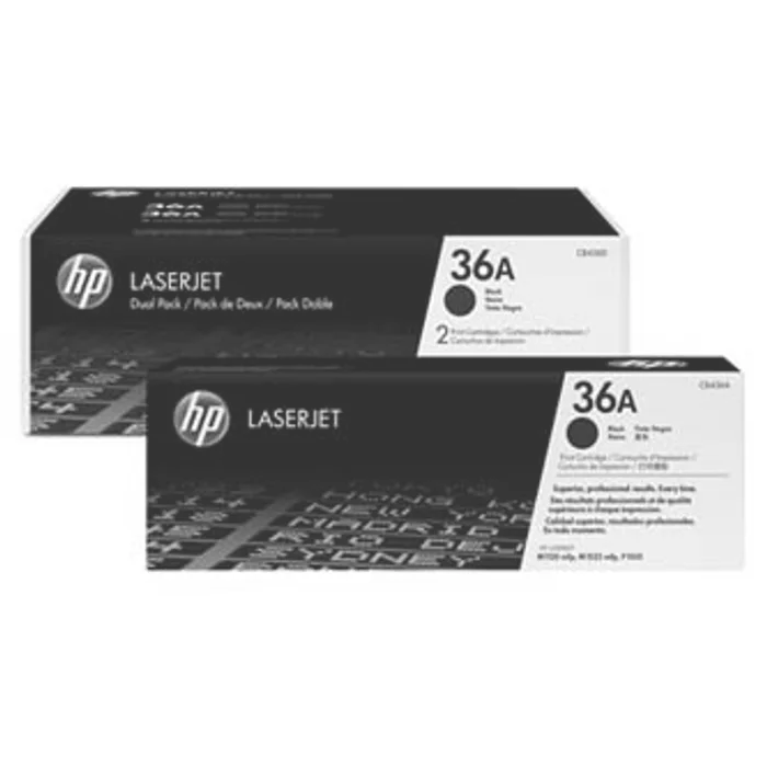Hauptbild des Produkts HP originální toner CB436AD, black, 4000 (2x2000)str., HP 36A, HP LaserJet P1505, M1522n,