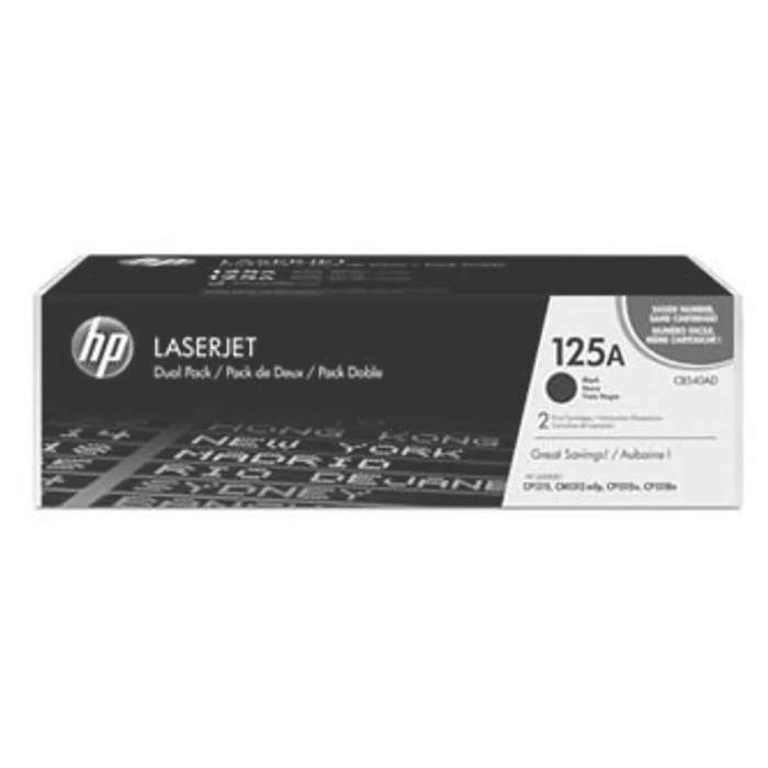Hauptbild des Produkts HP originální toner CB540AD, black, 2200str., HP 125A, HP Color LaserJet CP1215, 1515, 15