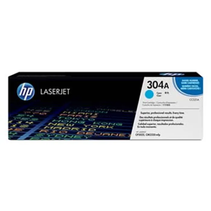 Hauptbild des Produkts HP originální toner CC531A, cyan, 2800str., HP 304A, HP Color LaserJet CP2025, CM2320, O