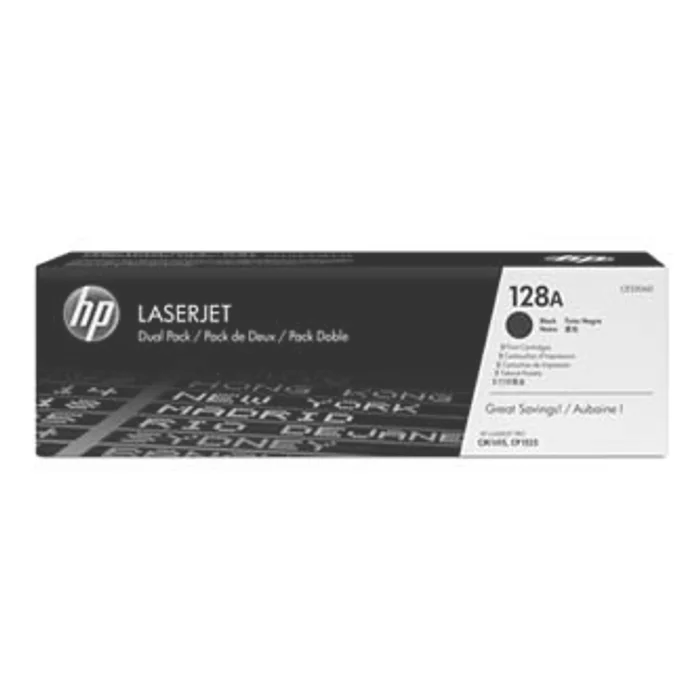 Hauptbild des Produkts HP originální toner CE320AD, black, 4000 (2x2000)str., HP 128A, HP LaserJet Pro CP1525n,