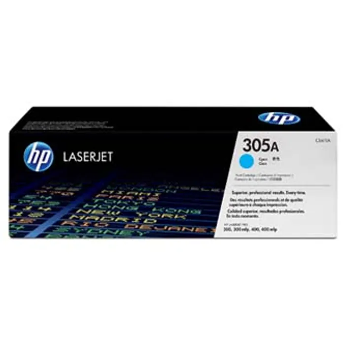 Hauptbild des Produkts HP originální toner CE411A, cyan, 2600str., HP 305A, HP Color LaserJet Pro M375NW, Pro M4