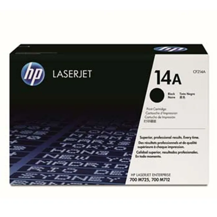 Hauptbild des Produkts HP originální toner CF214A, black, 10000str., HP 14A, HP LaserJet Enterprise 700 M712, O