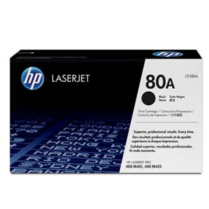 Hauptbild des Produkts HP originální toner CF280A, black, 2560str., HP 80A, HP LaserJet Pro 400 M425, LJ Pro 400