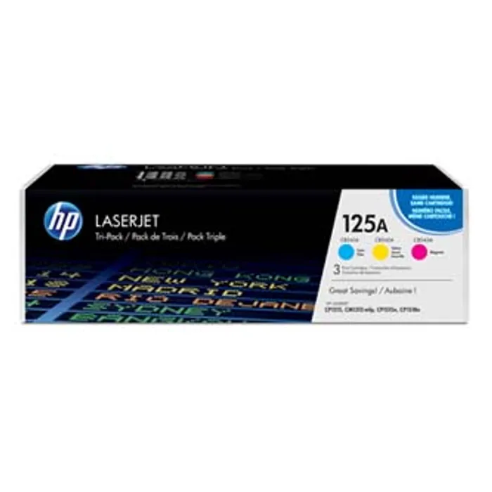 Hauptbild des Produkts HP originální toner CF373AM, CMY, 4200 (3x1400)str., HP 125A, HP Color LaserJet CP1215, C