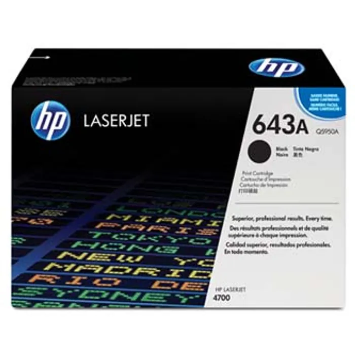 Hauptbild des Produkts HP originální toner Q5950A, black, 11000str., HP 643A, HP Color LaserJet 4700, n, dn, dtn